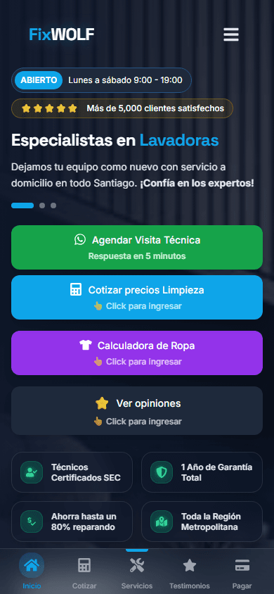 FixWolf en móvil